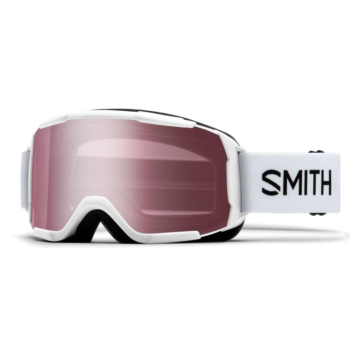 Smith Daredevil Kid`s Snow Goggles White Frame Ignitor Mirror Lens