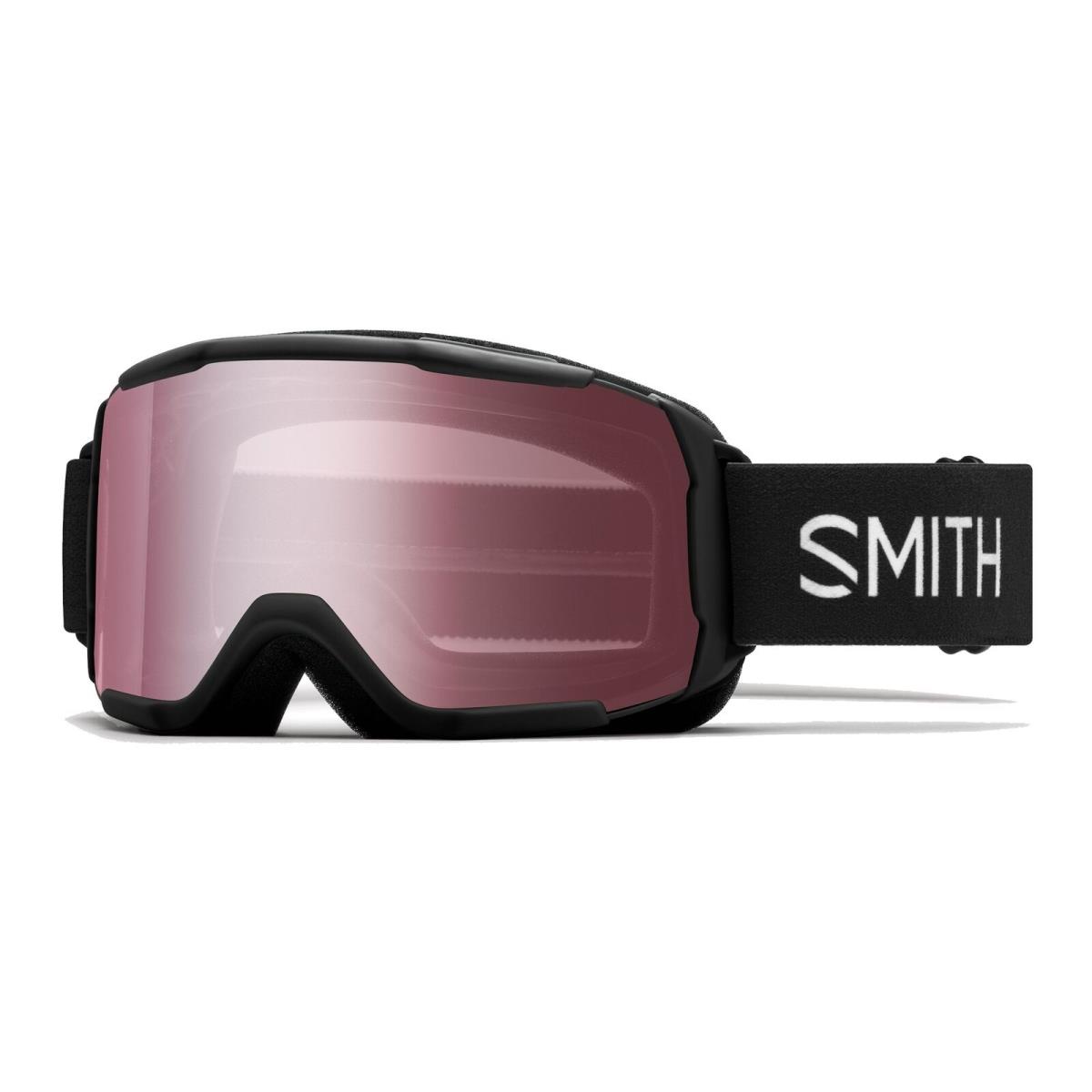 Smith Daredevil Kid`s Snow Goggles Black Frame Ignitor Mirror Lens