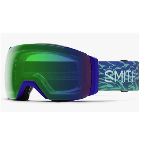 Smith IO Mag XL Goggles-lapis Brain Waves-chromapop Everyday Green+bonus