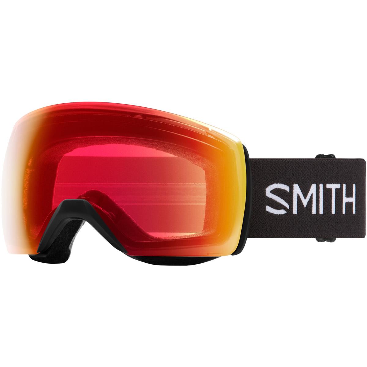 Smith Optics Skyline XL Low Bridge Fit Blk Rimless Shield Goggles M007312QJ99OQ