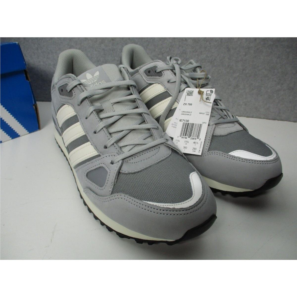 Adidas Originals ZX 750 Sneakers Shoes Gray/chalk White Mens