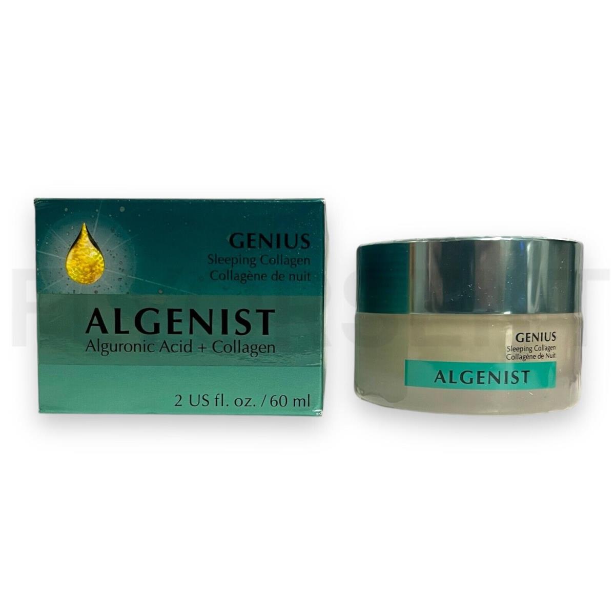 Algenist Genius Sleeping Alguronic + Acid Collagen Moisturizer 2.0 fl oz