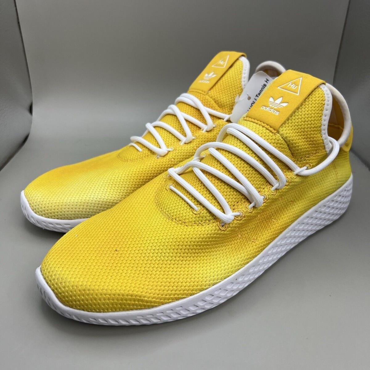 Adidas Mens Pharrell Williams Hu Holi Tennis Yellow Running Shoes Sneakers US 8M