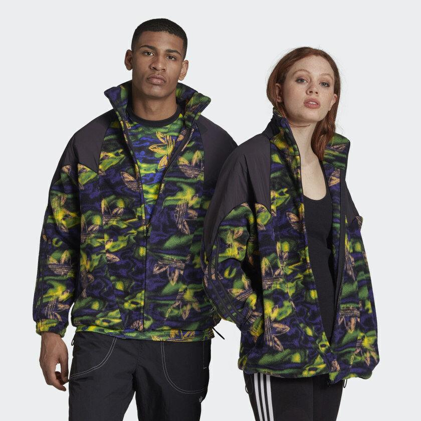 Adidas Originals Big Trefoil Logo Polar Fleece Track Jacket