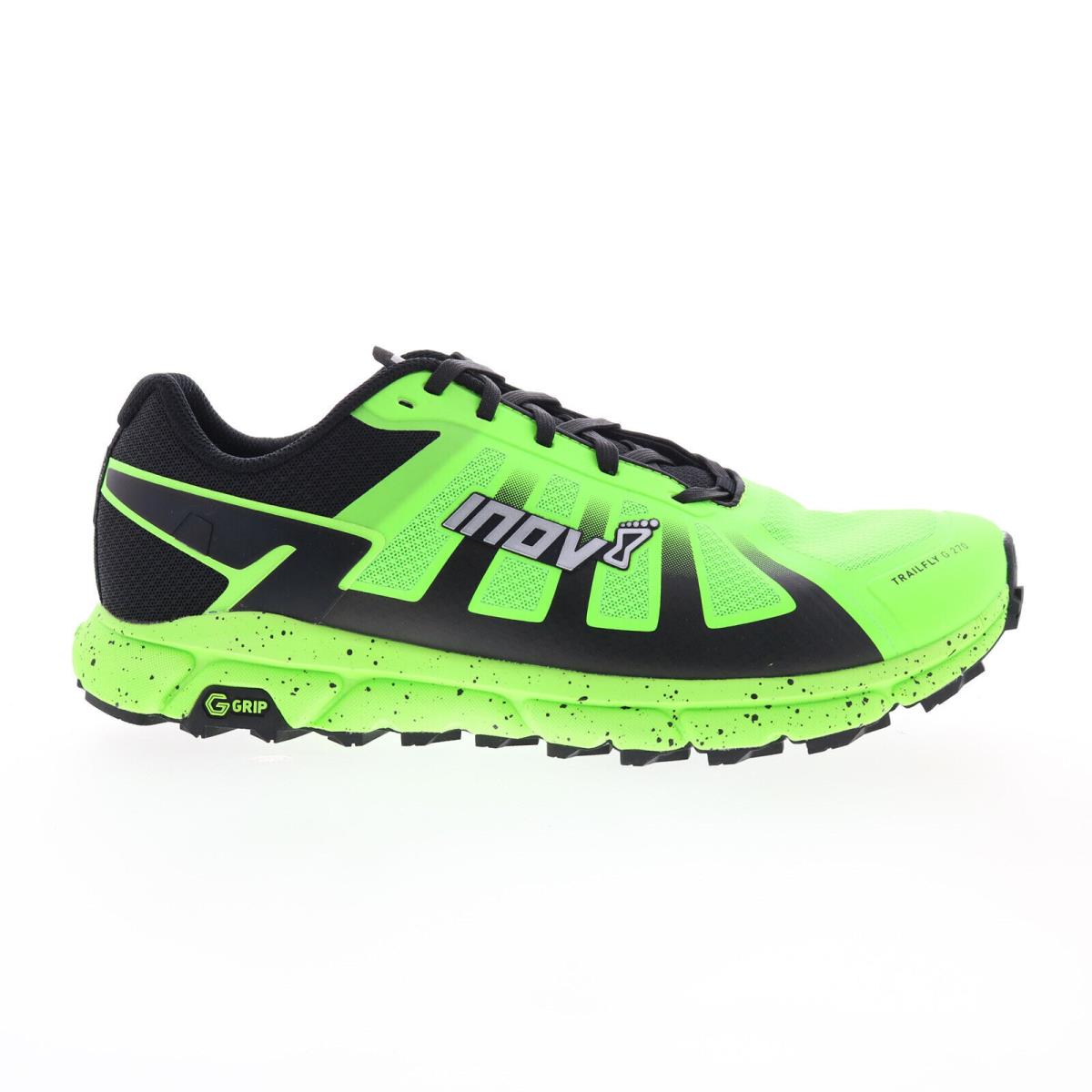 Inov-8 Trailfly G 270 001058-GNBK Mens Green Canvas Athletic Hiking Shoes 8 - Green