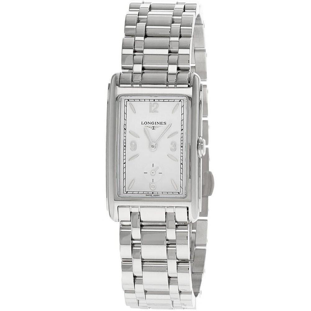 Longines Dolcevita Quartz White Dial SS Women`s Watch L5.512.4.16.6 - Dial: White, Band: Silver, Bezel: Silver