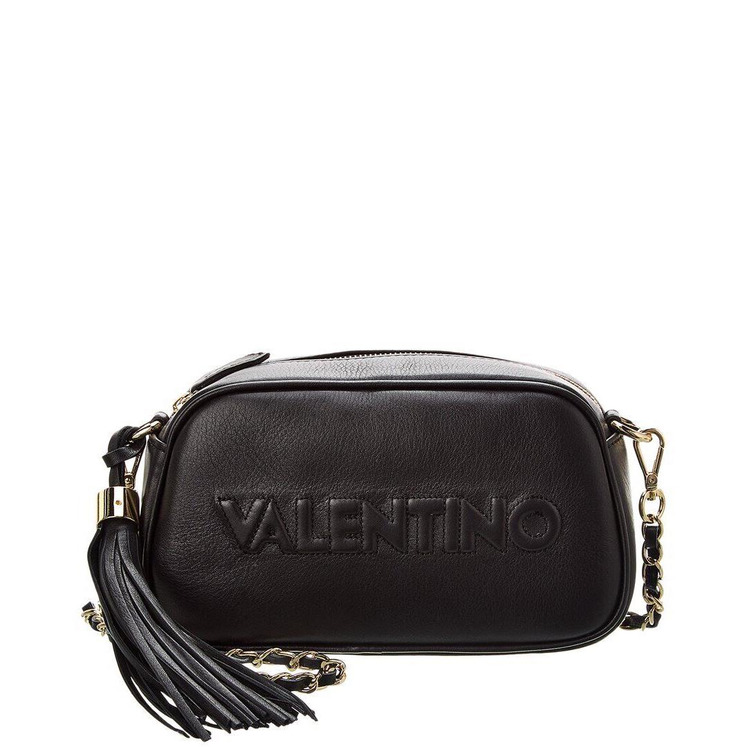 Valentino By Mario Valentino Bella Embossed Leather Crossbody Women`s Black