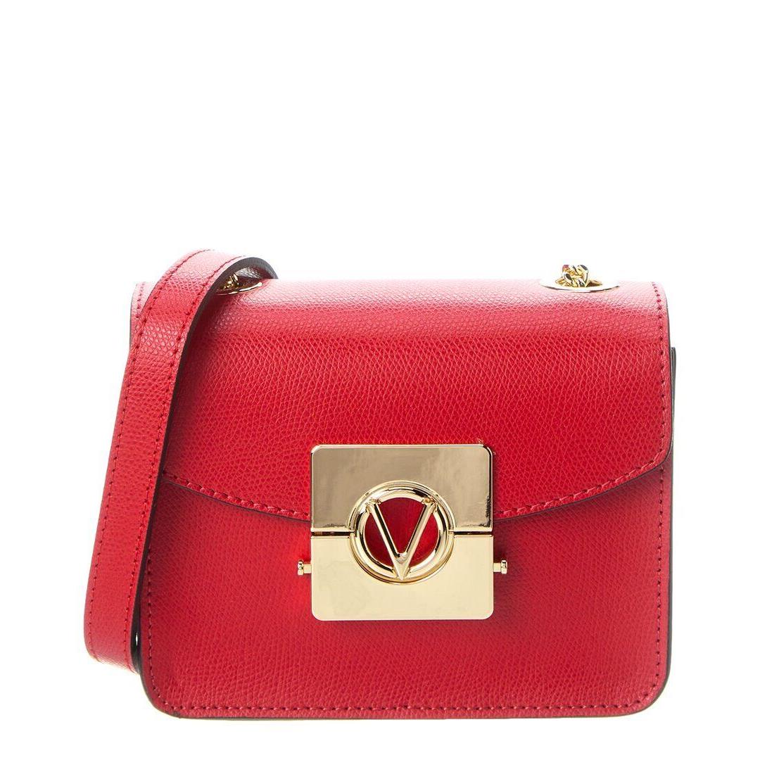 Valentino By Mario Valentino Bijou Leather Crossbody Women`s Red