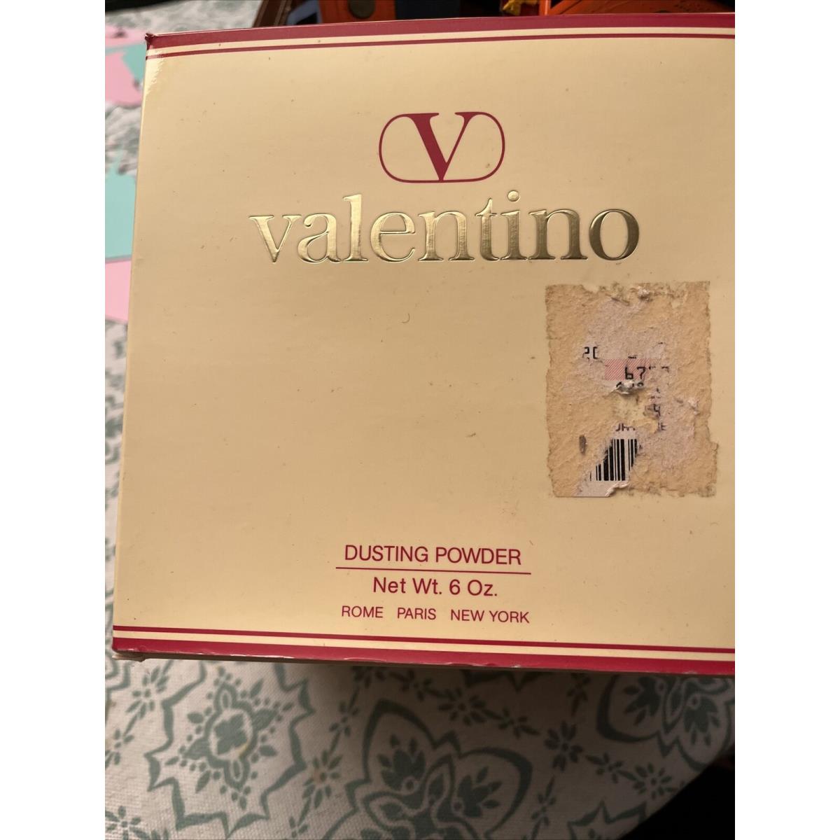 Vintage Valentino For Women Perfume Dusting Powder 6 oz in Box 1986