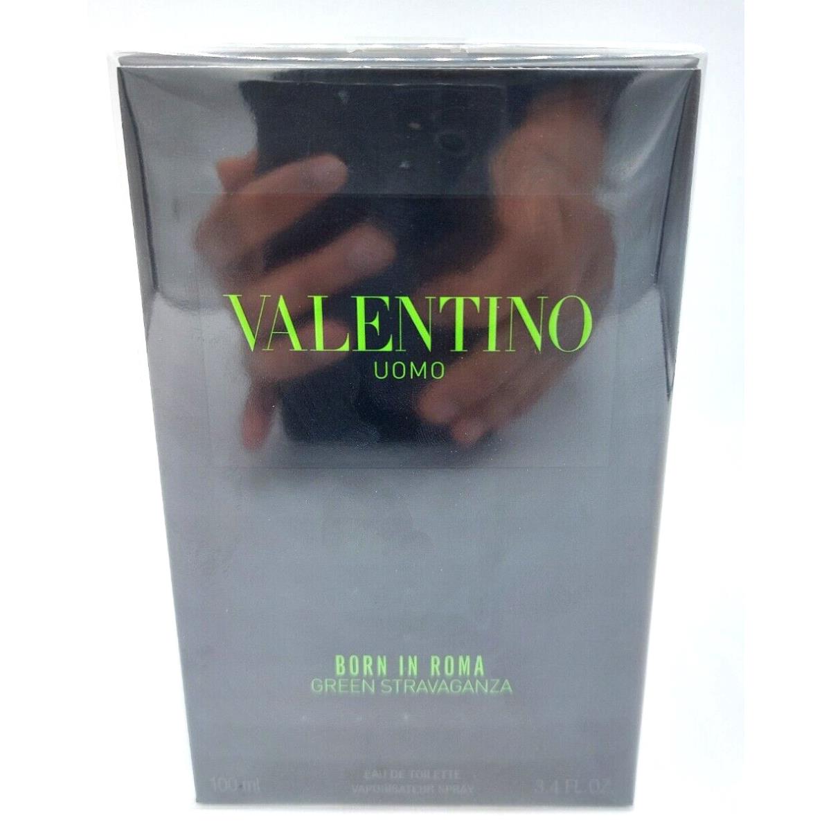 Valentino Uomo Born In Roma Green Stravaganza 3.4 Oz. Edt Spray For Men