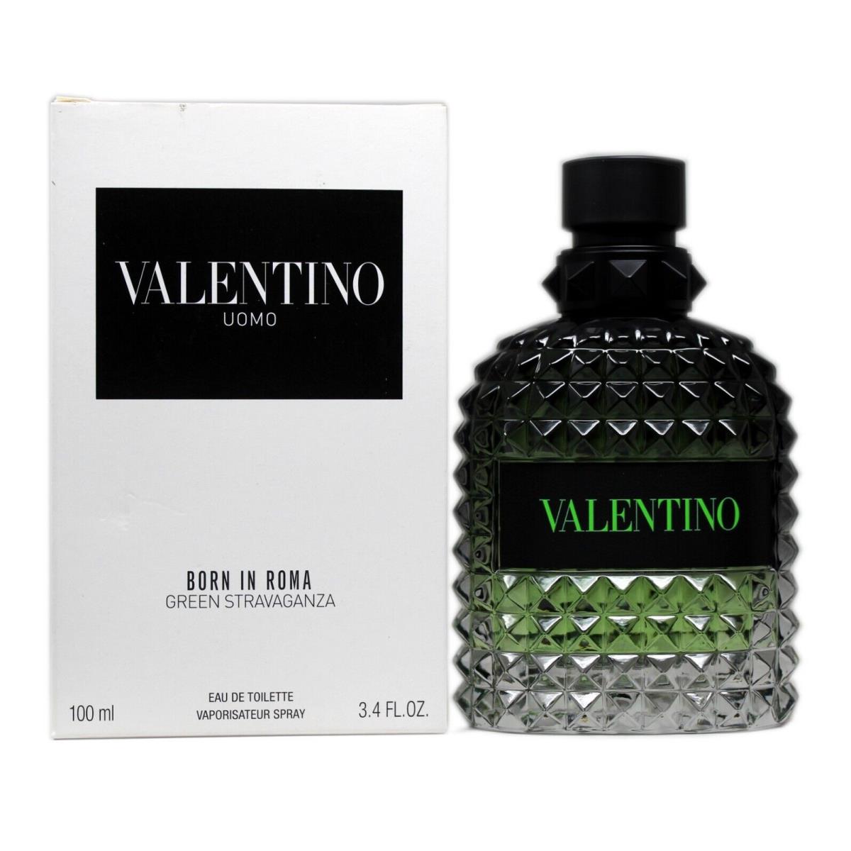 Valentino Uomo Born IN Roma Green Stravaganza Eau DE Toilette Spray 100ML T