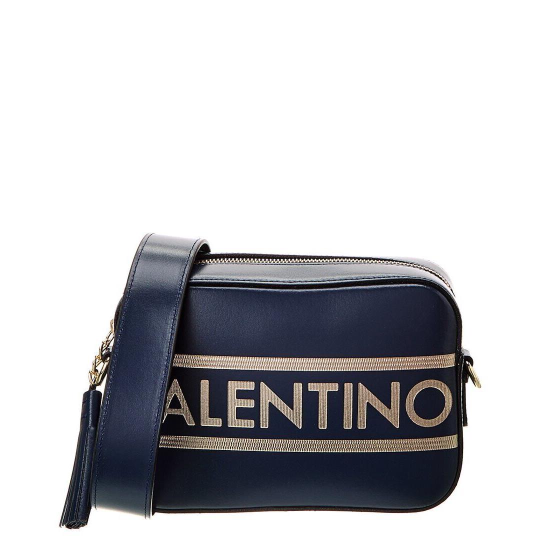 Valentino By Mario Valentino Babette Lavoro Leather Crossbody Women`s Blue