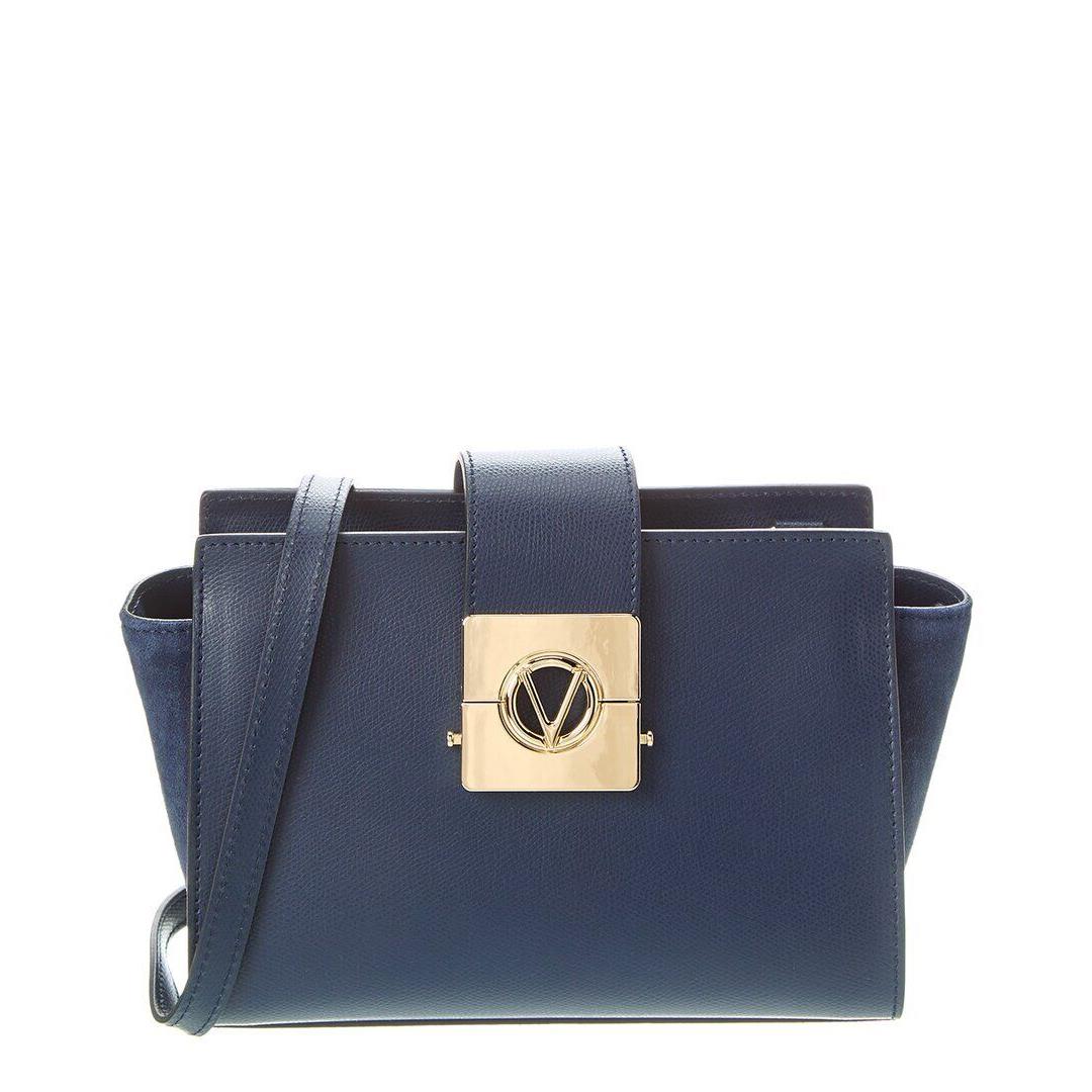 Valentino By Mario Valentino Kiki Leather Shoulder Bag Women`s Blue