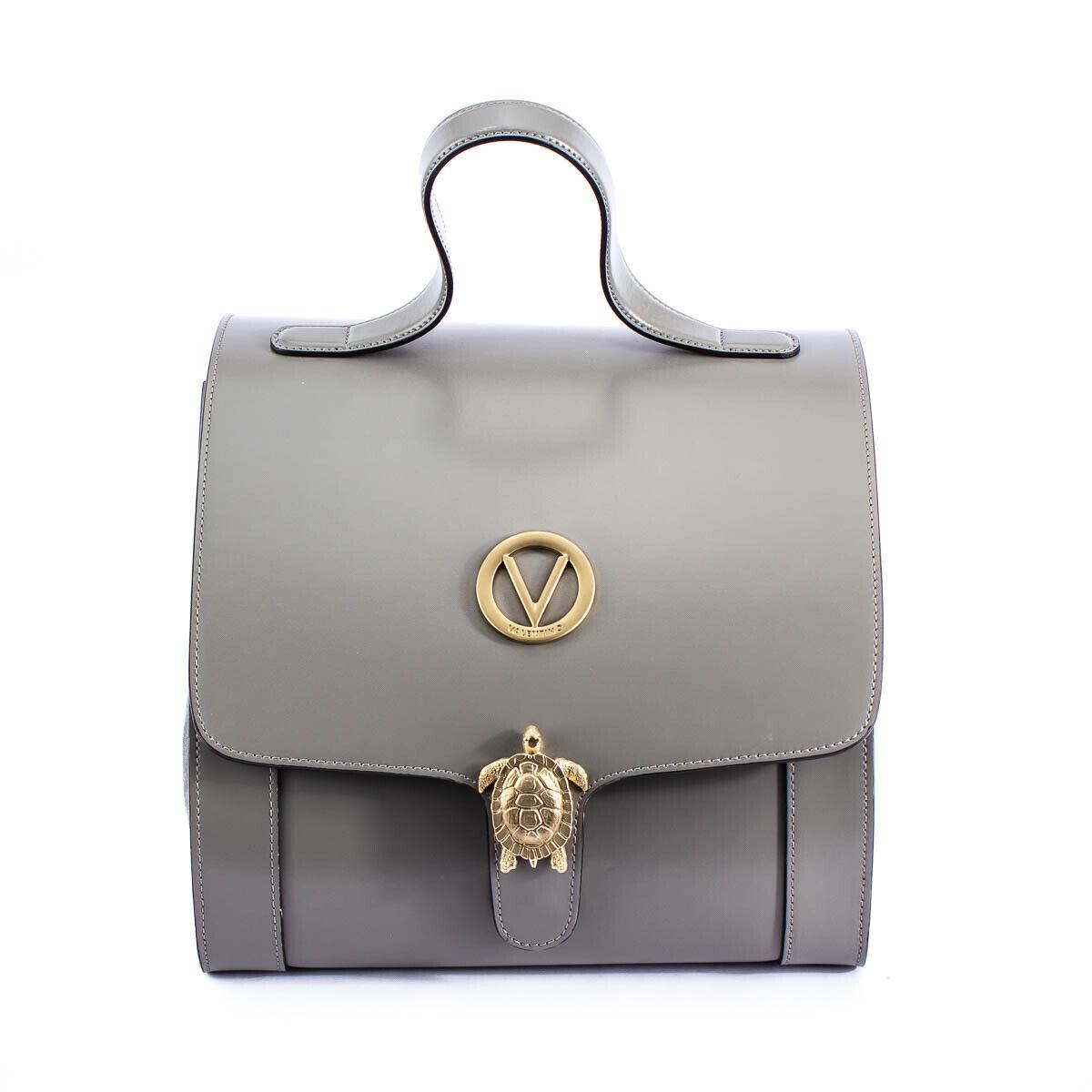 Valentino By Mario Valentino Amy Leather Suede Satchel Bag In Grey - VA8123