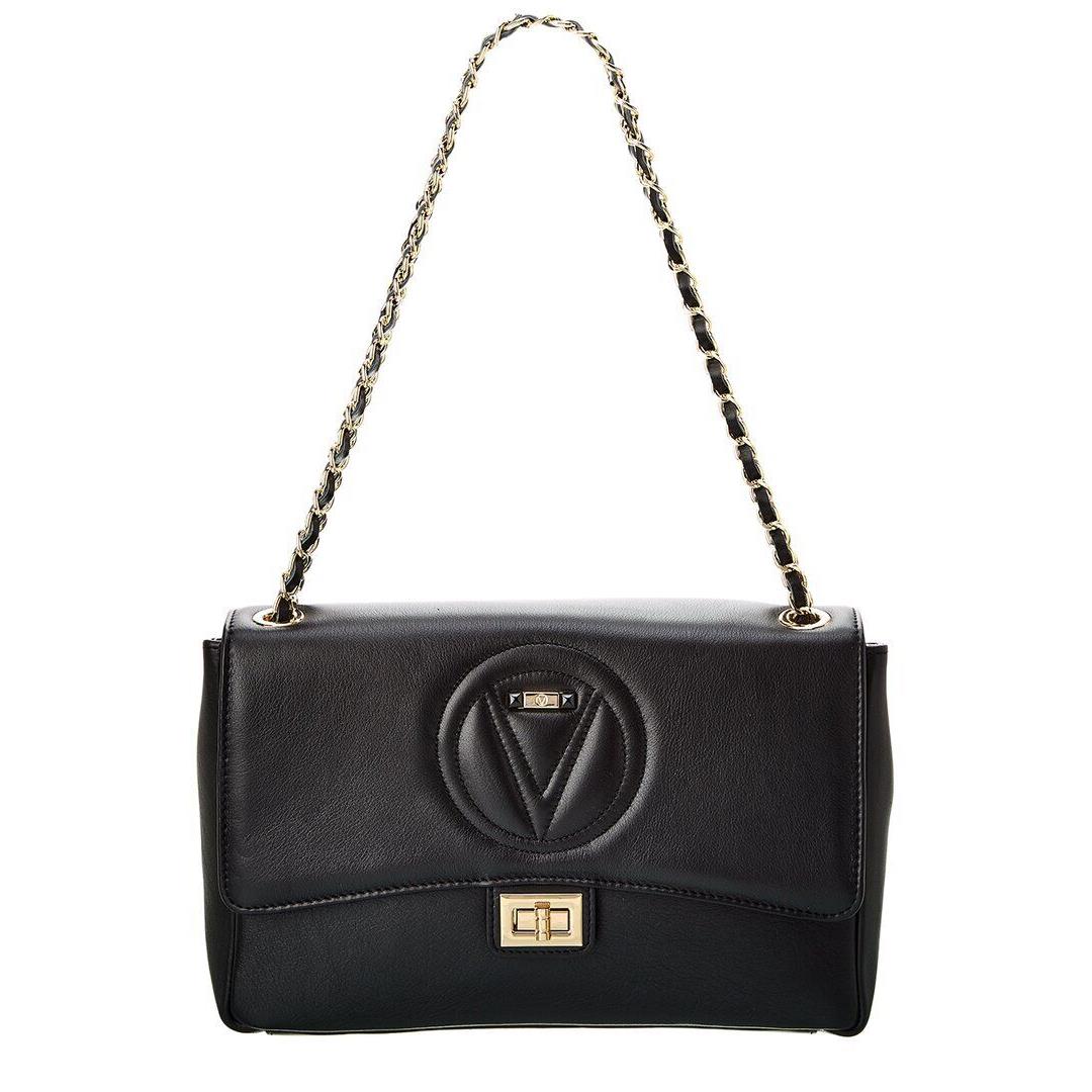 Valentino By Mario Valentino Leather Shoulder Bag Women`s Black