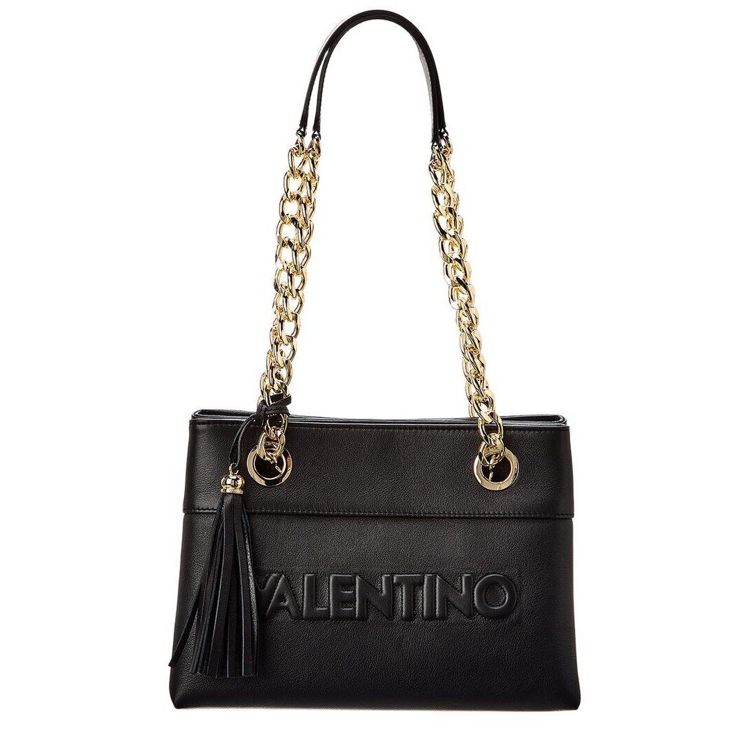 Valentino By Mario Valentino Leather Shoulder Bag Women`s Black