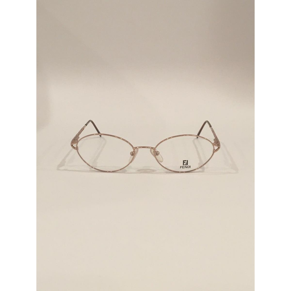 Fendi Women`s Vintage Eyeglasses F525 Salmon Italian Made