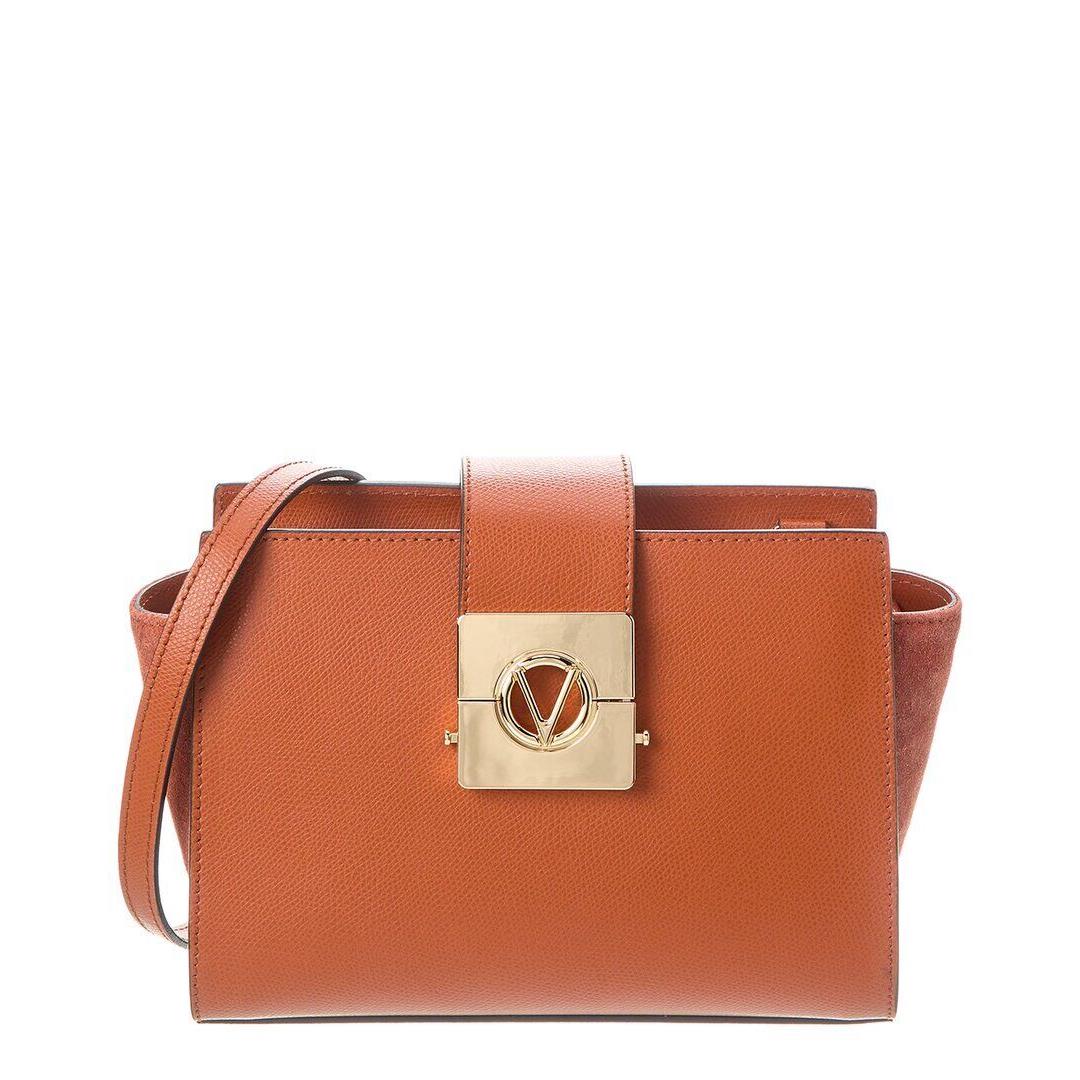 Valentino By Mario Valentino Kiki Leather Shoulder Bag Women`s Brown