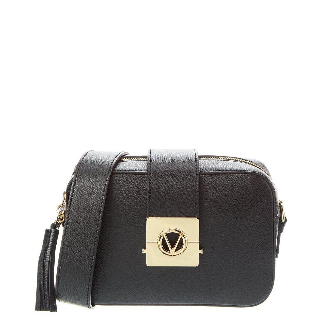 Valentino By Mario Valentino Babette Leather Crossbody Women`s Black