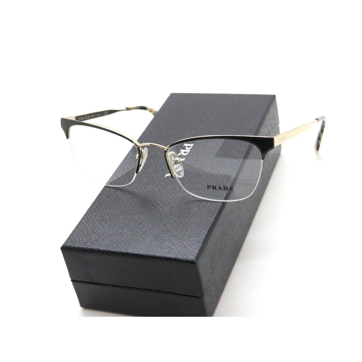 Prada Vpr 65Q QE3-1O1 Black/gold 51mm Eyeglasses