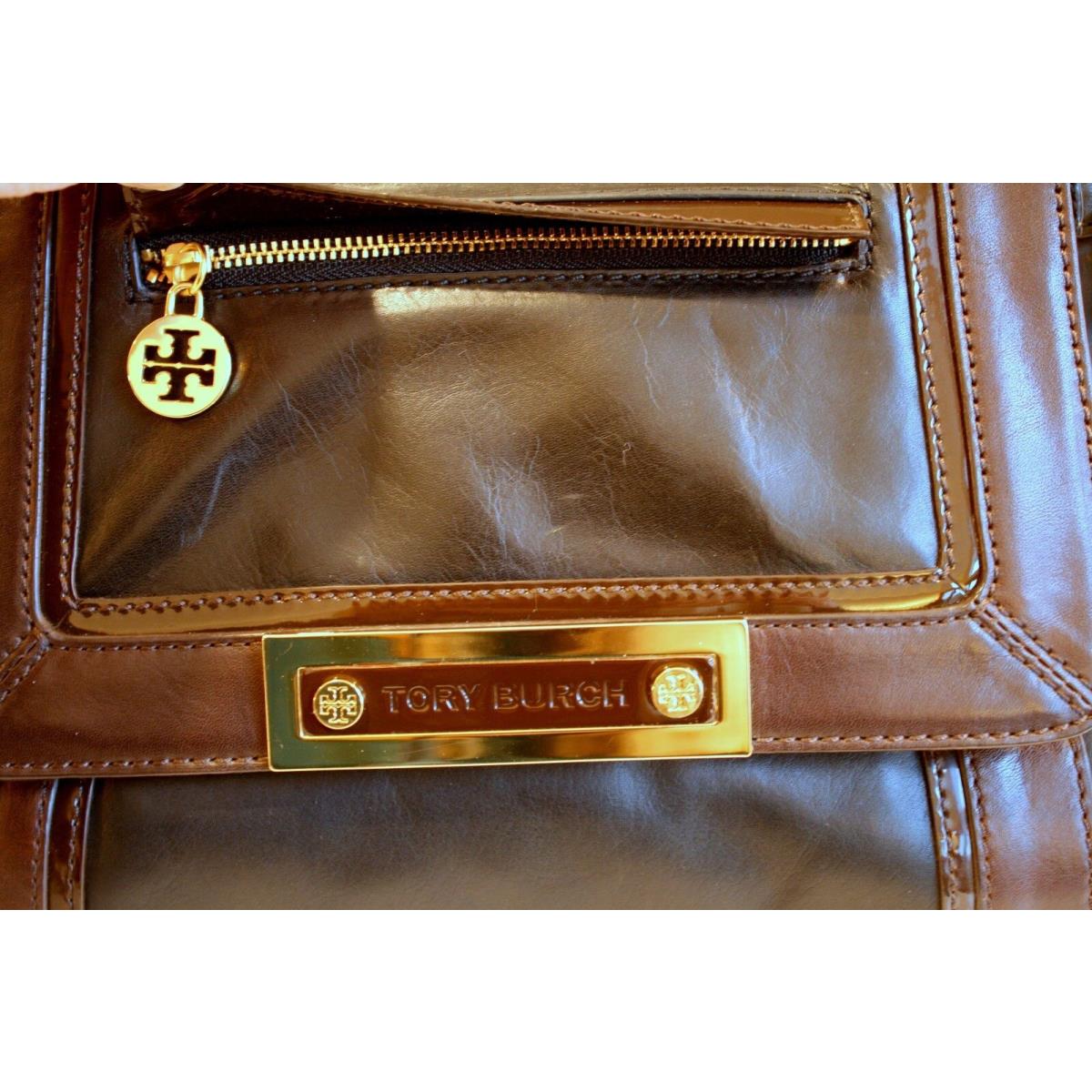 Tory Burch Leather Two Tone Black Brown Small Flap Bag - Tory Burch bag -  036678701680 | Fash Brands