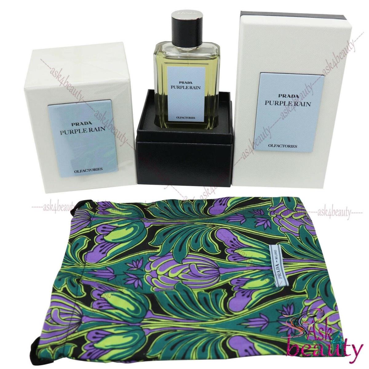 Prada Olfactories Purple Rain 3.4oz/100ml Spray For Women with Free Gift