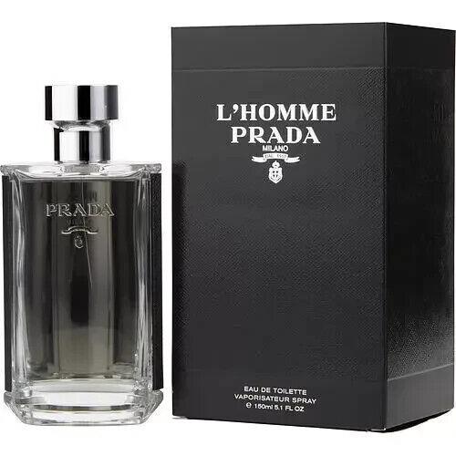 Prada L`homme Men 5.0 5.1 oz 150 ml Eau De Toilette Spray