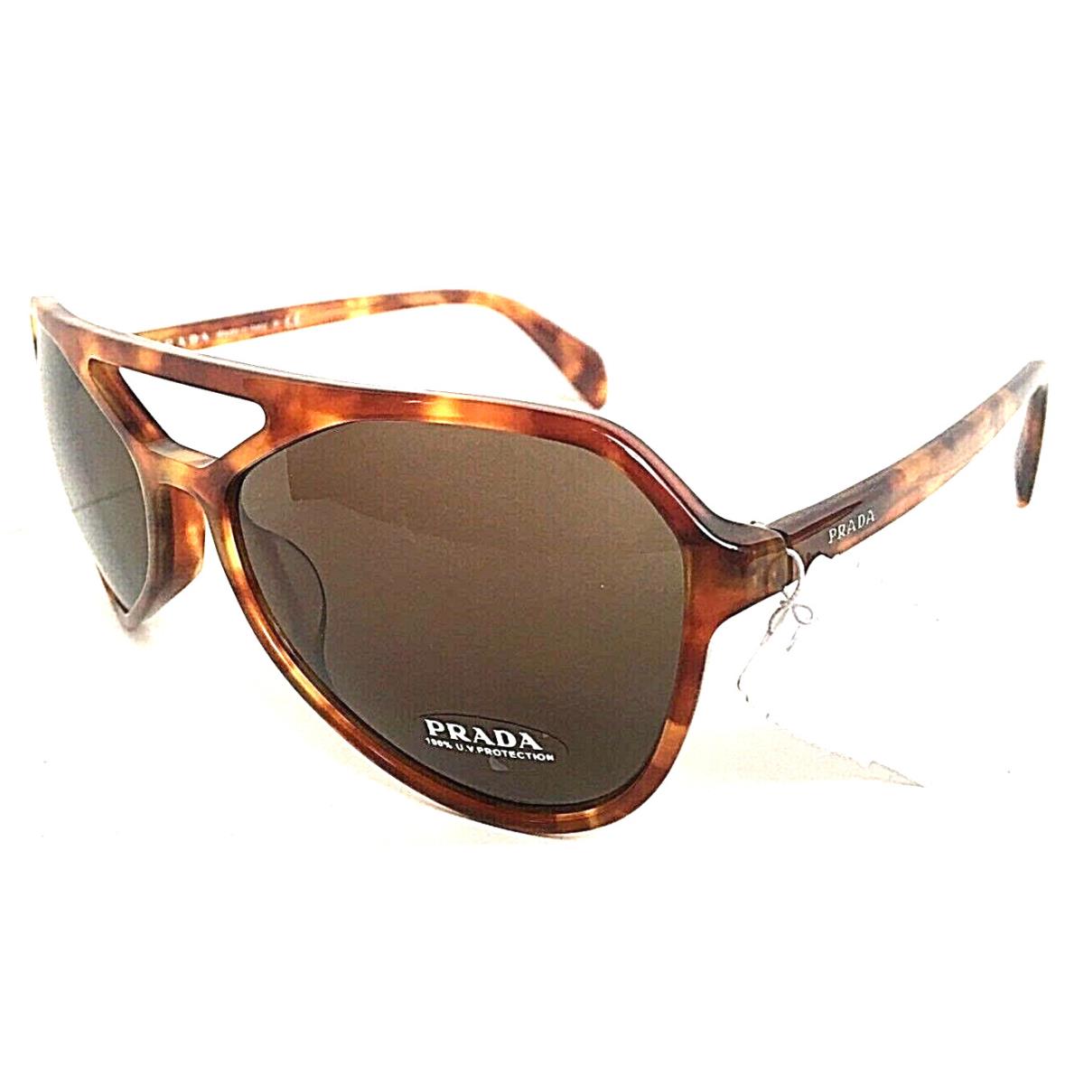 Prada Men`s Aviator Light Havana Dark Green Men`s Sunglasses