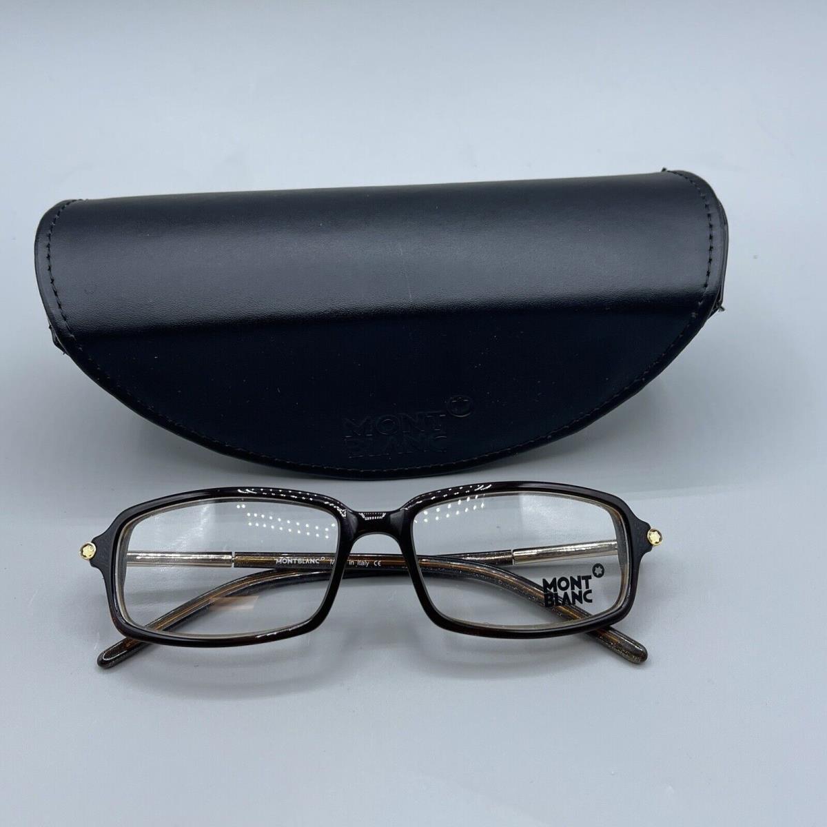 Montblanc Eyeglasses MB 115 C14 52 17 -140 with Case Designer Luxury