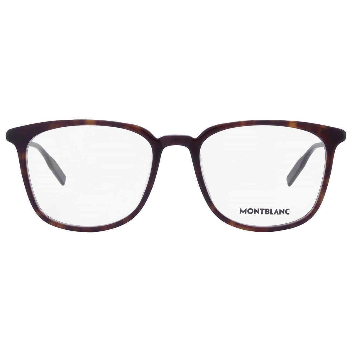 Montblanc Demo Square Men`s Eyeglasses MB0089OK 006 54 MB0089OK 006 54