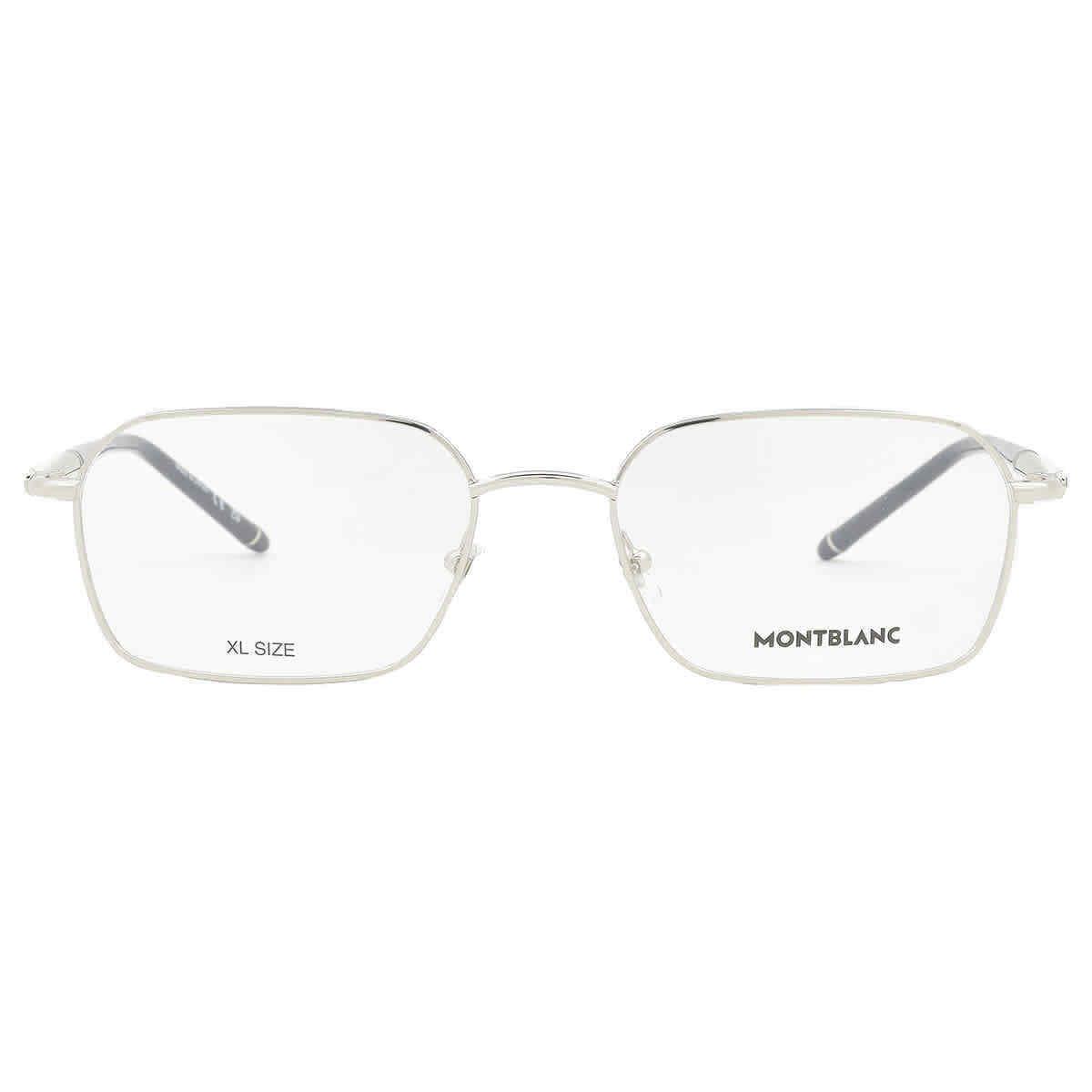 Montblanc Demo Geometric Men`s Eyeglasses MB0245O 005 56 MB0245O 005 56