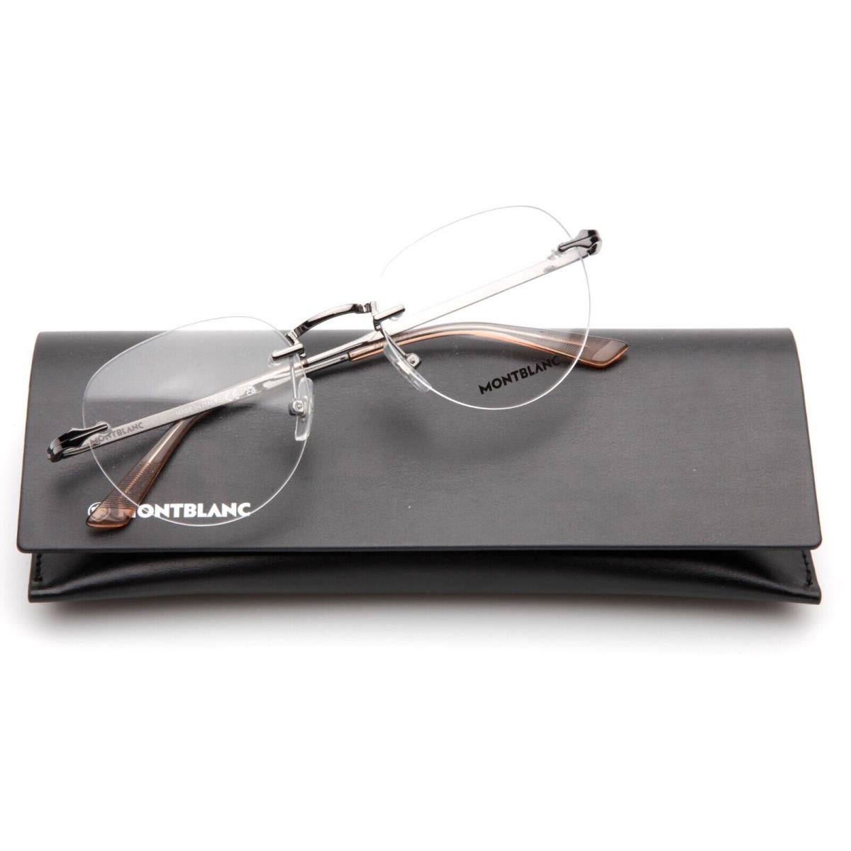 Montblanc MB0268O 003 Gunmetal Eyeglasses Frame 52-20-145mm B46mm