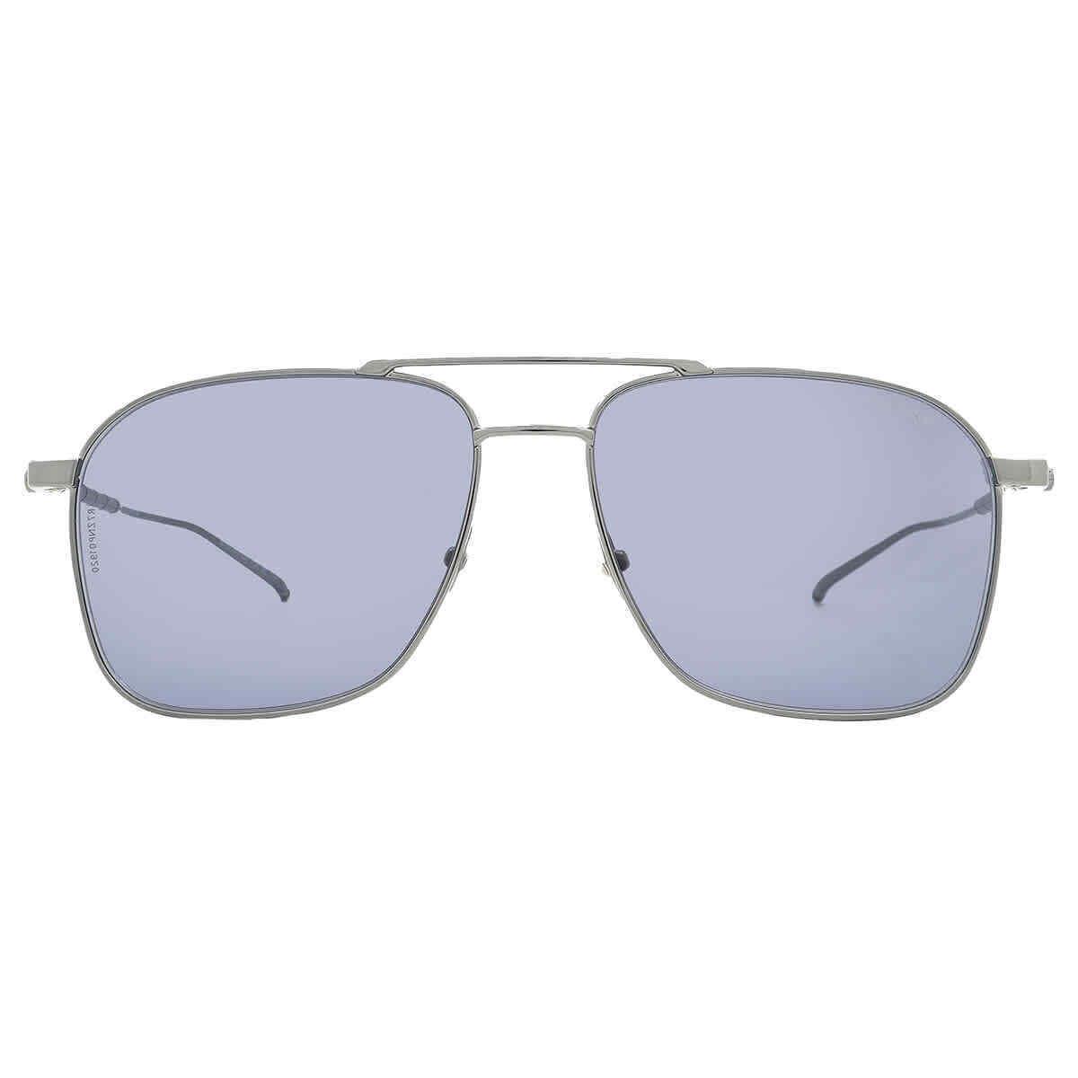 Montblanc Grey Navigator Men`s Sunglasses MB0214S 008 60 MB0214S 008 60