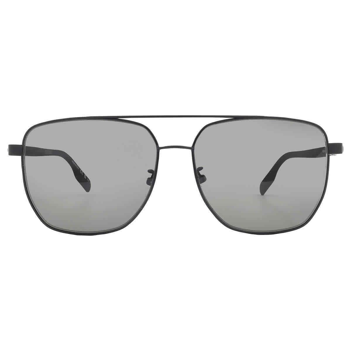 Montblanc Grey Navigator Men`s Sunglasses MB0184SK 005 61 MB0184SK 005 61