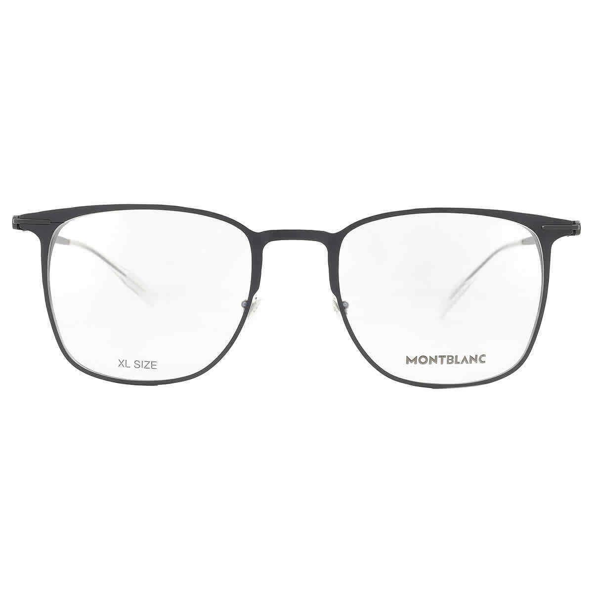 Montblanc Demo Square Men`s Eyeglasses MB0232O 004 53 MB0232O 004 53