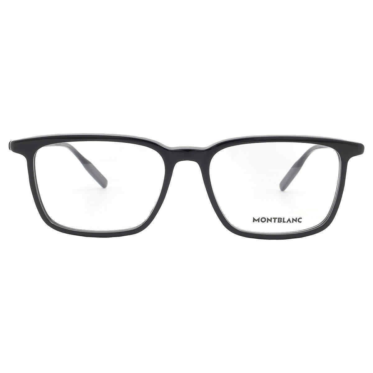 Montblanc Demo Square Men`s Eyeglasses MB0197O 004 56 MB0197O 004 56