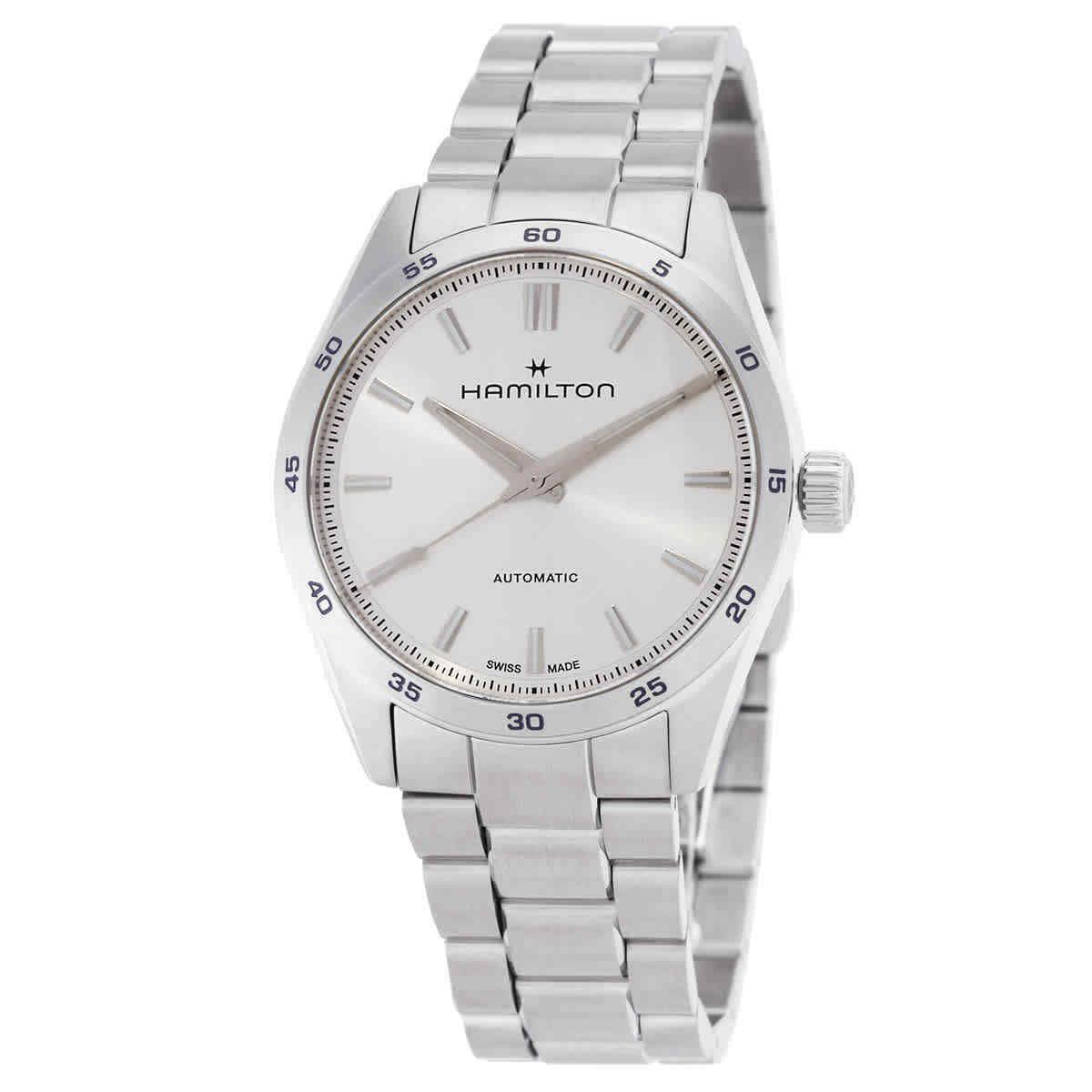 Hamilton Jazzmaster Performer Automatic Silver Dial Watch H36105150 - Dial: Silver, Band: Silver-tone, Bezel: Silver-tone