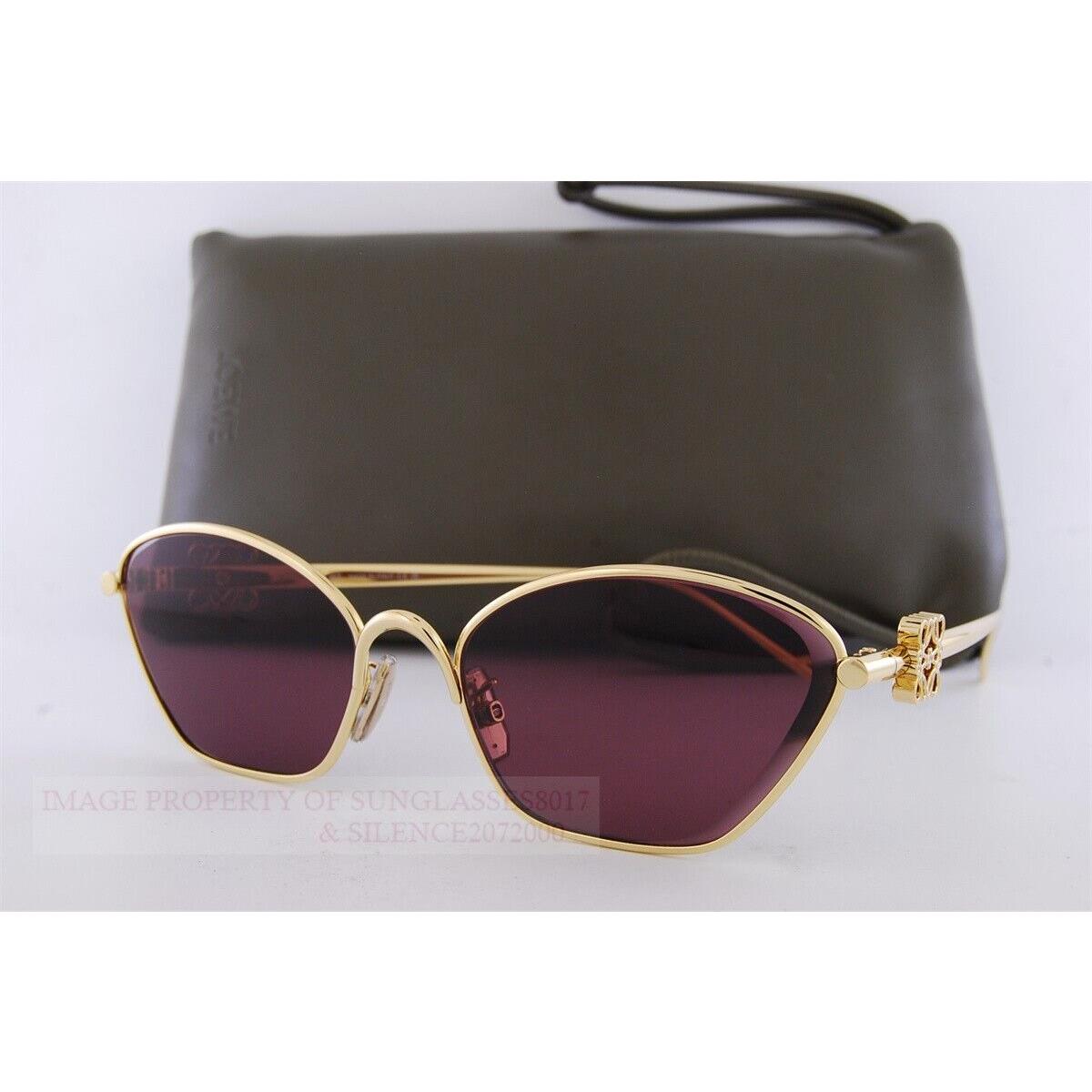 Loewe Sunglasses LW 40115U 30Y Gold/dark Violet For Women