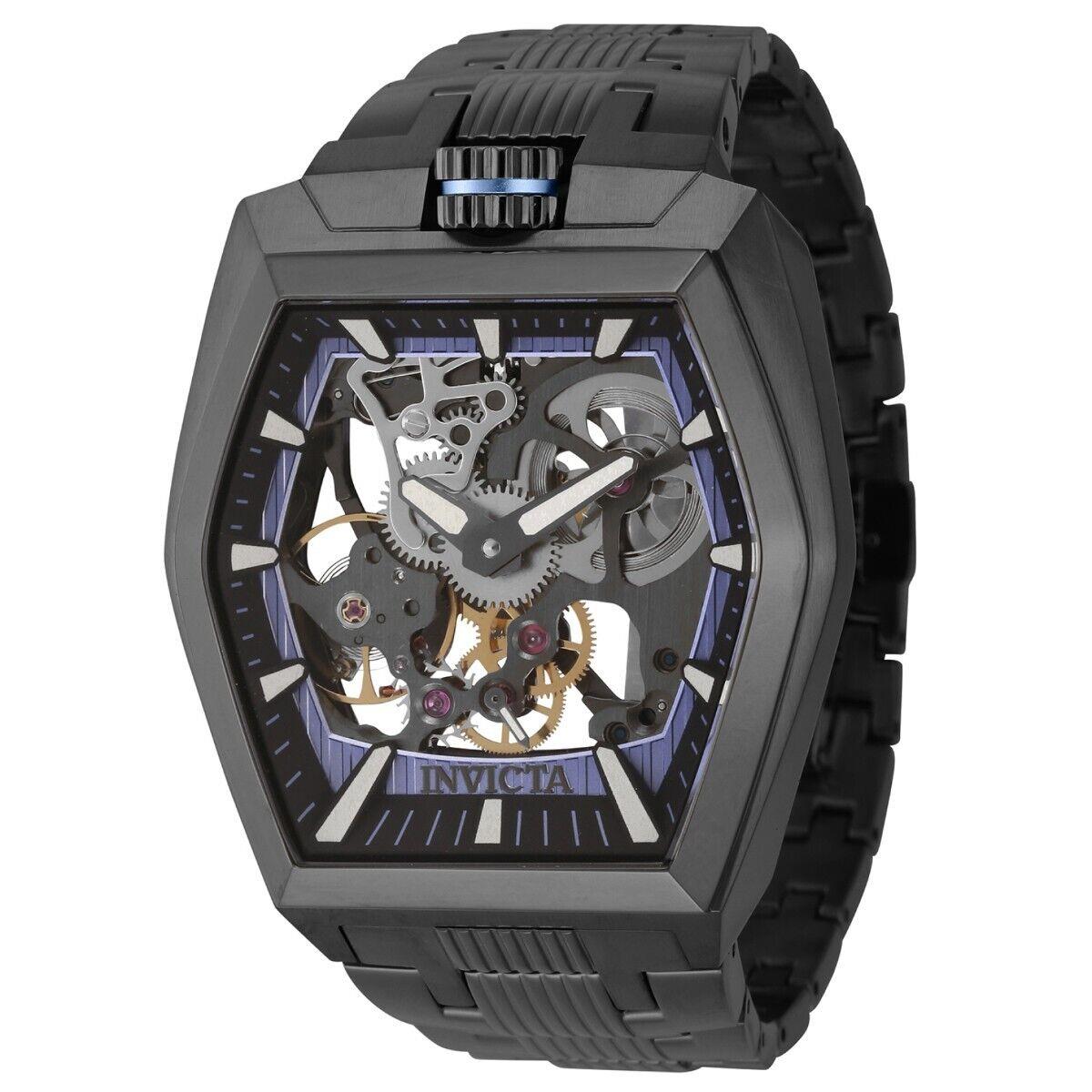 Invicta Akula Stealth Legion Mechanical Men`s Watch w/ Skeleton Dial - 48mm Gun