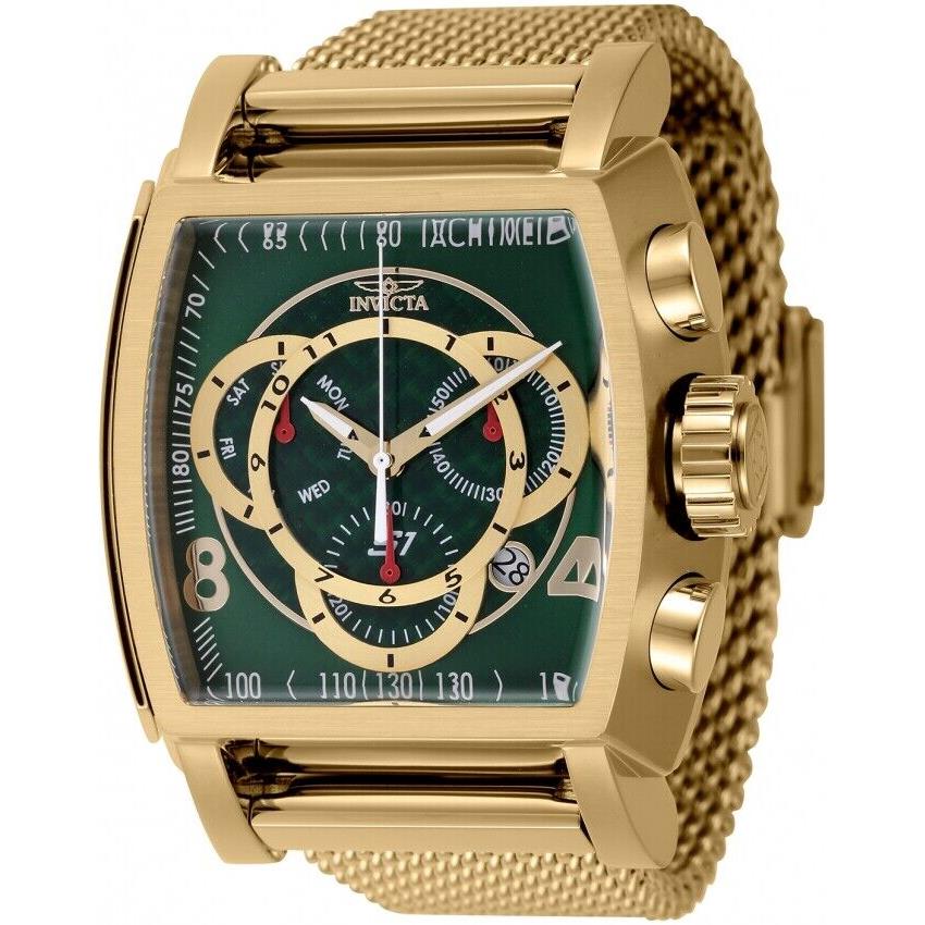 Invicta S1 Rally Chronograph Quartz Green Dial Men`s Watch 46015