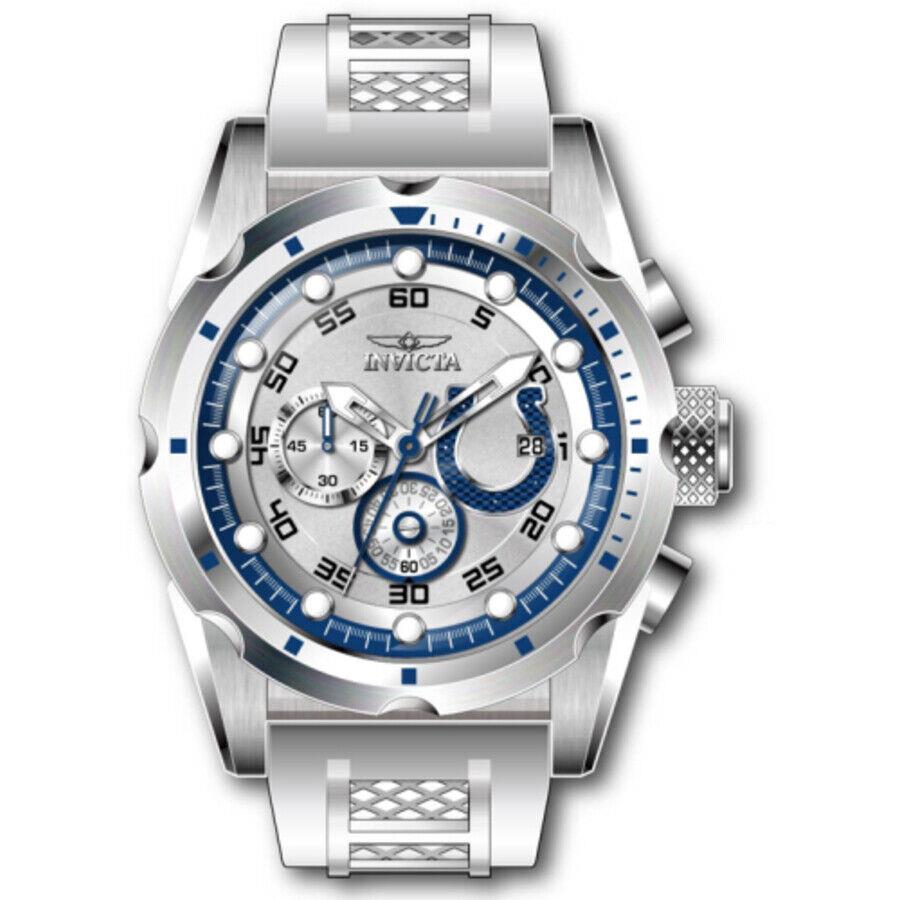 Invicta Nfl Indianapolis Colts Chronograph Quartz Men`s Watch 45545