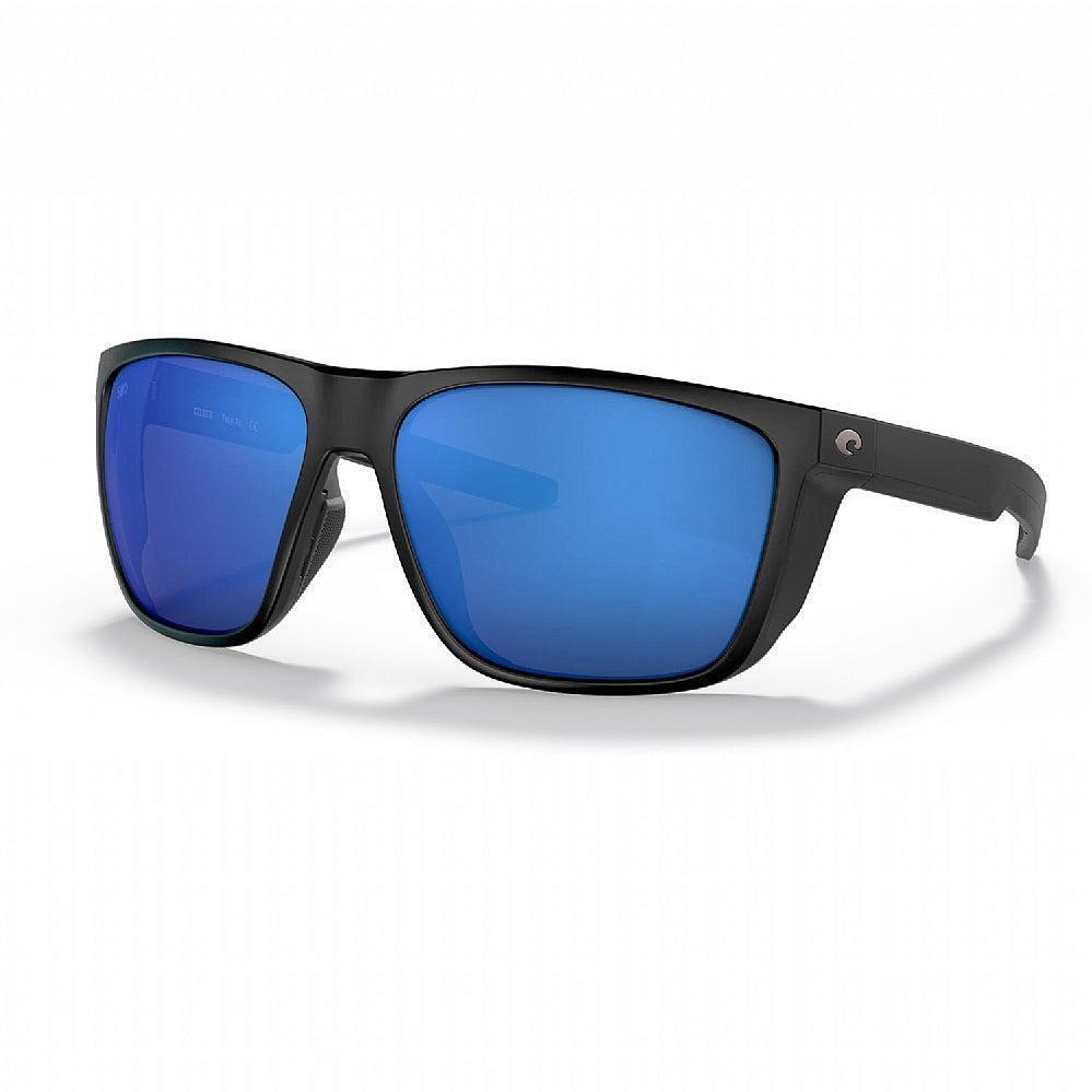 Costa Ferg XL 580G Matte Black Blue Mirror Sunglasses