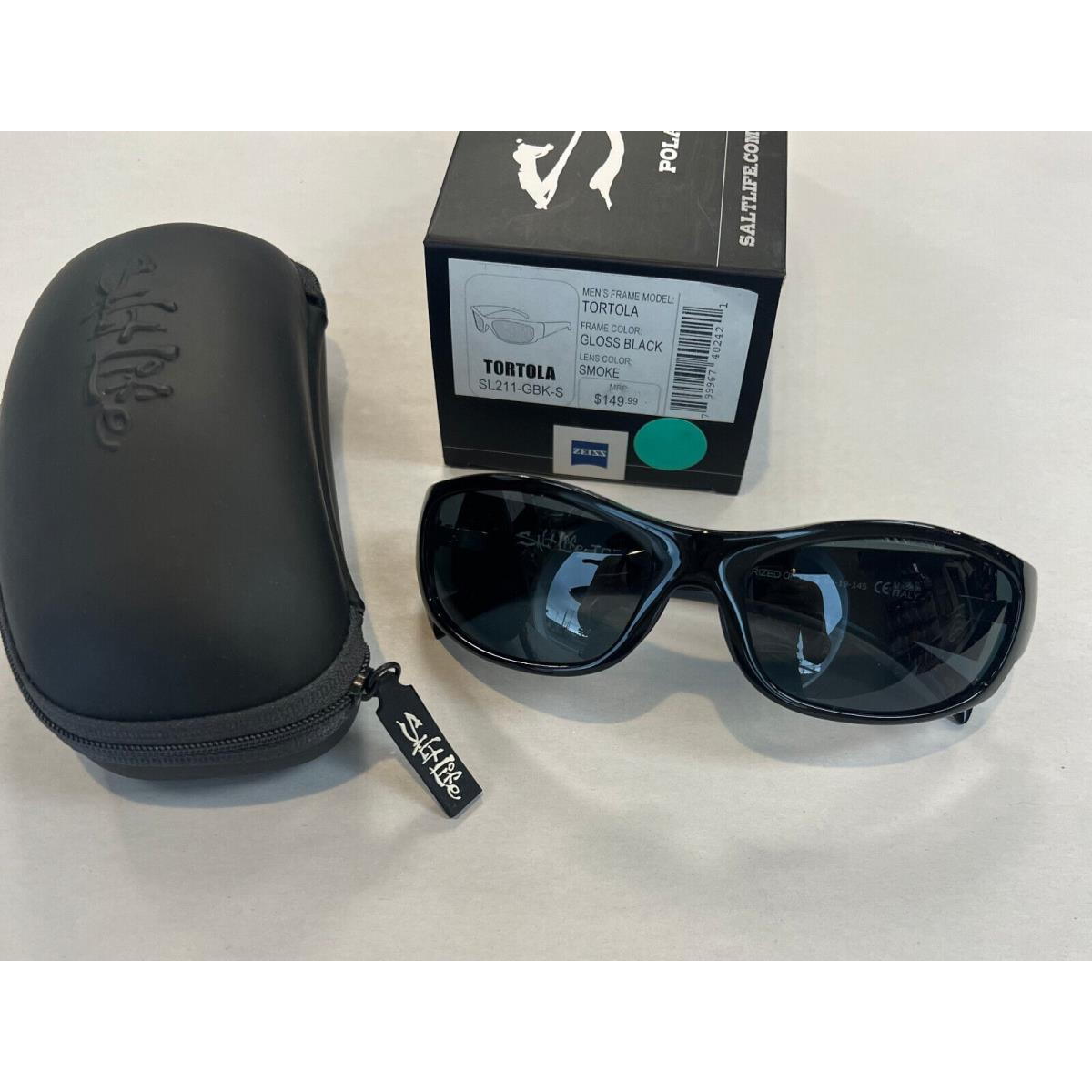 Costa Del Mar Salt Life Tortola Gloss Black Smoke Sunglasses SL211-GBK-S