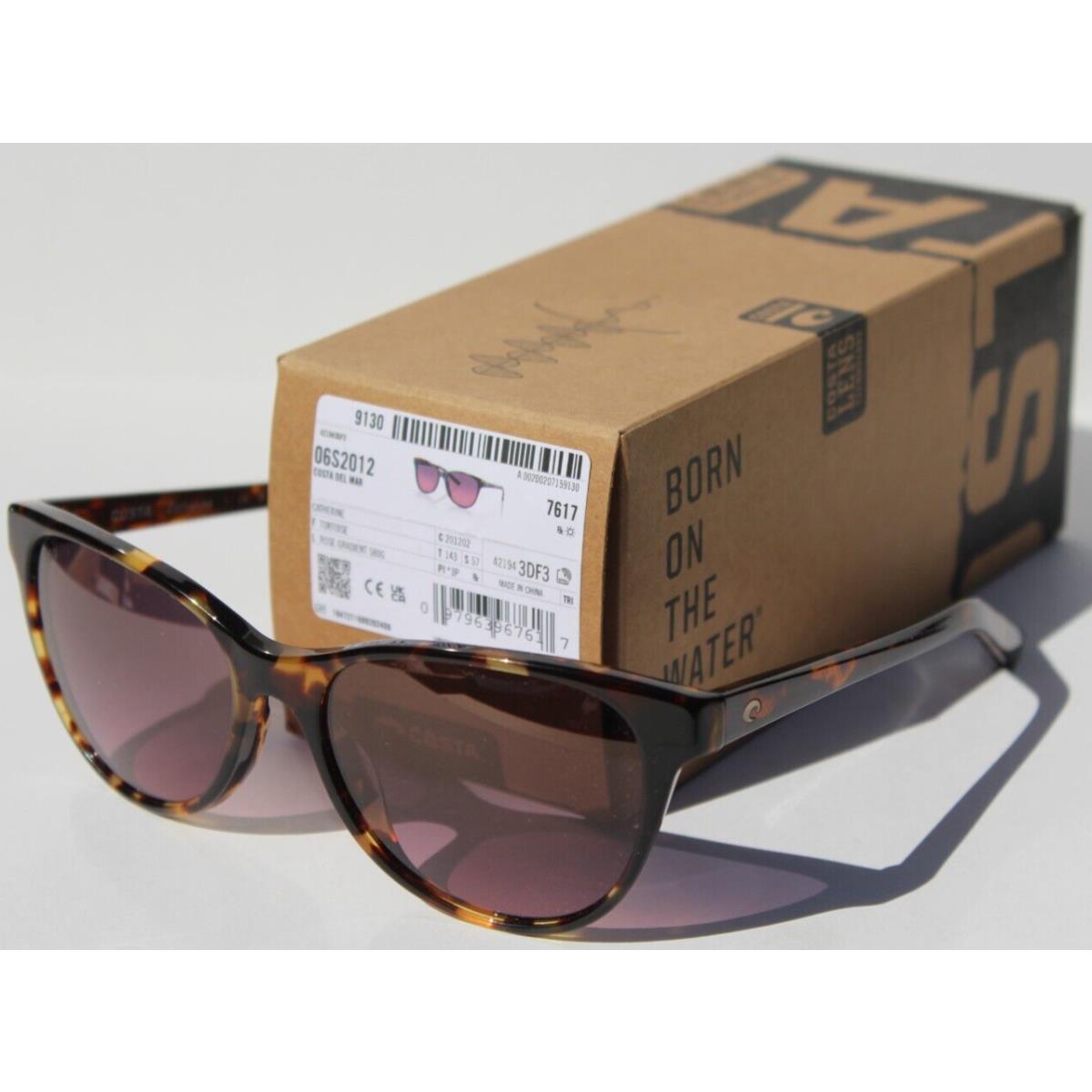 Costa Del Mar Catherine Polarized Sunglasses Tortoise/rose Gradient 580G