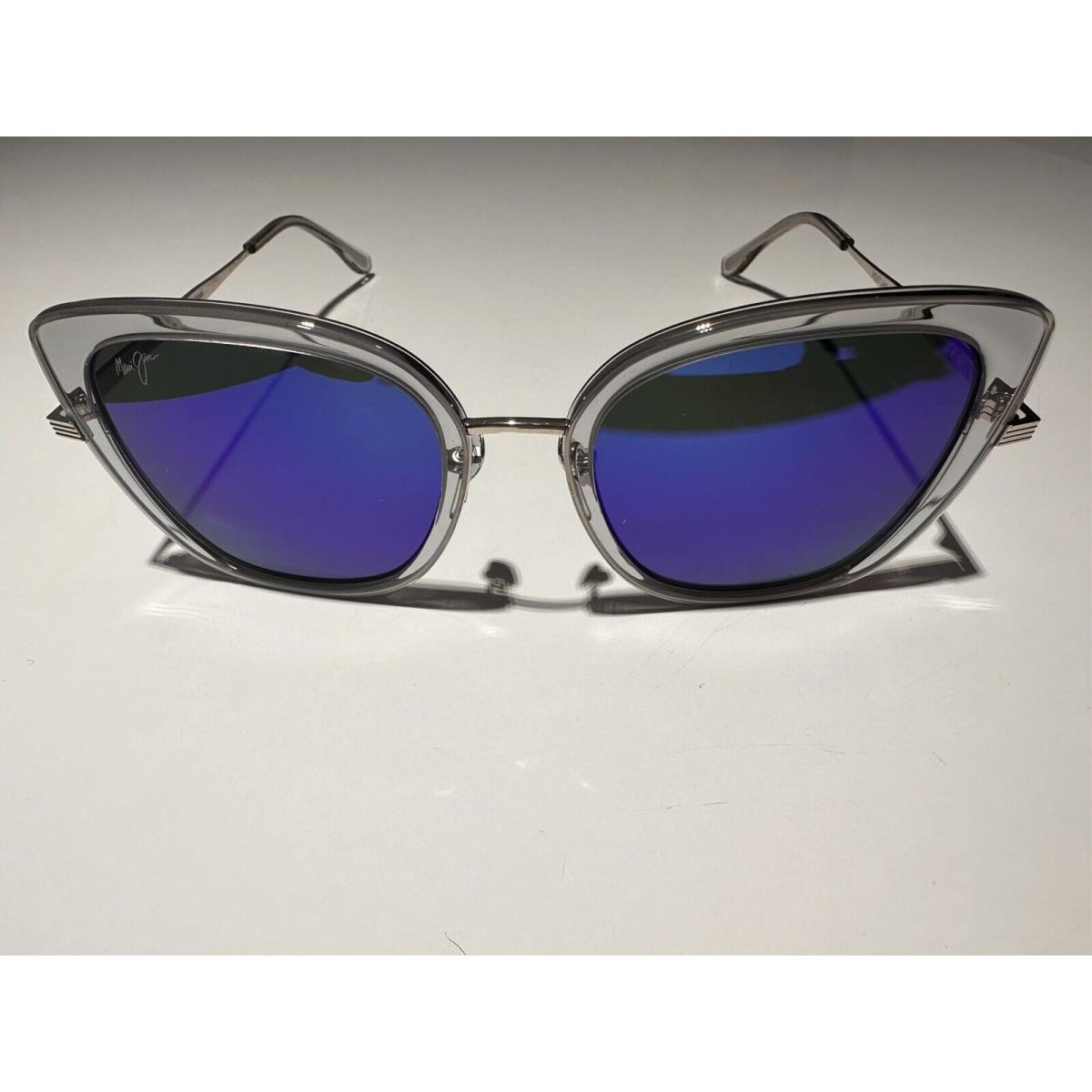 Maui Jim Blue Violet Lake MJ843-11 Made In Japan Size 53-21-145