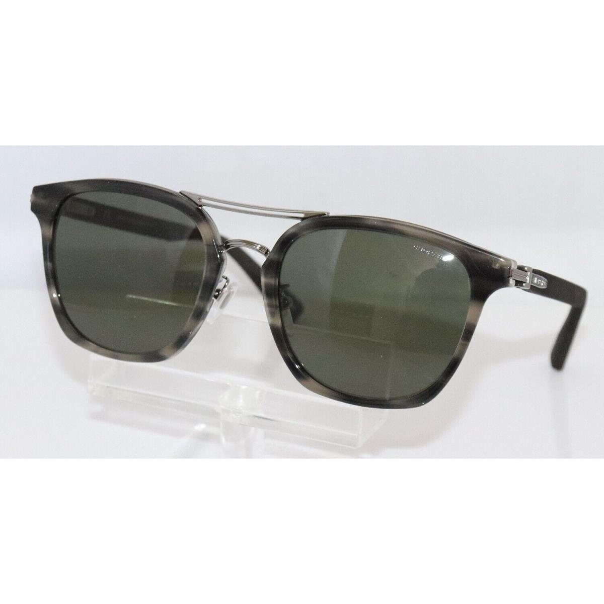 Chopard SCHC91 6K3P Wood Rubber Gray Strip Polarized Mens Sunglasses