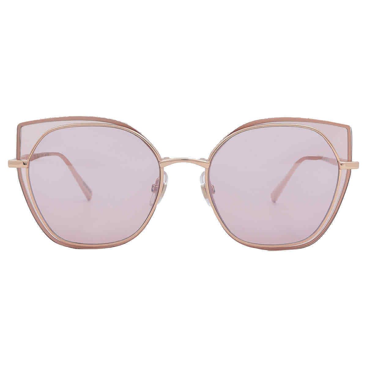 Chopard Pink Mirror Cat Eye Ladies Sunglasses SCHF74M 8FCX 59 SCHF74M 8FCX 59