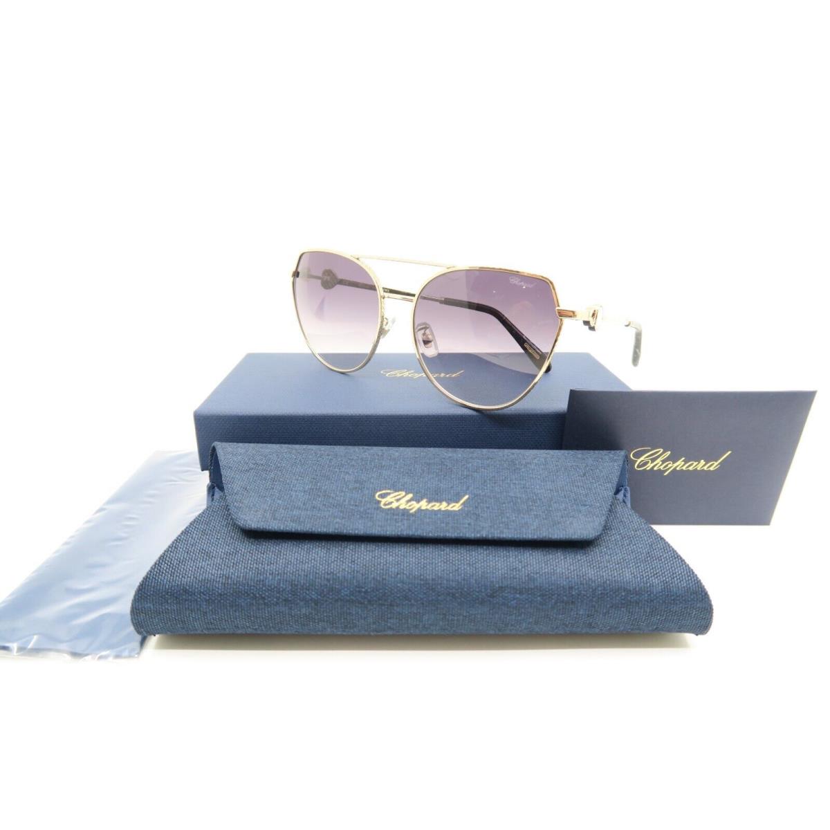 Chopard SCHC87S 0300 60mm Gold/grey Gradient Women`s Sunglasses