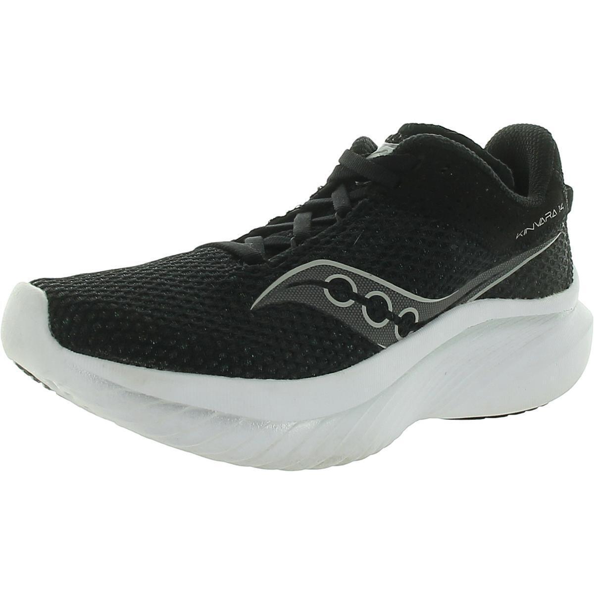 Saucony Womens Kinvara 14 Metallic Running Training Shoes Sneakers Bhfo 2750 - Black/White