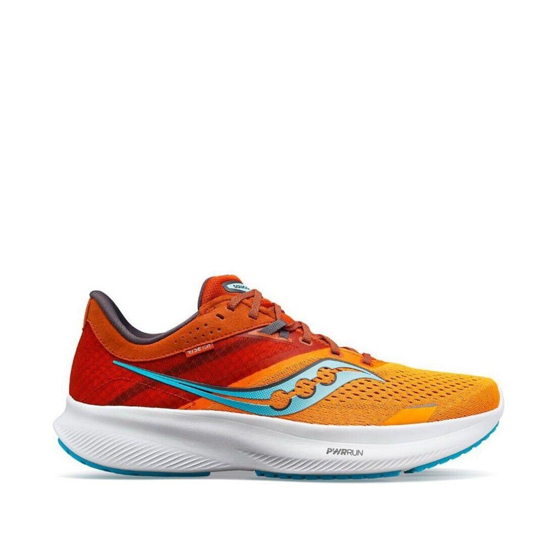 Saucony S20831-25 Men`s Ride 16 in Marigold/lava - Wide